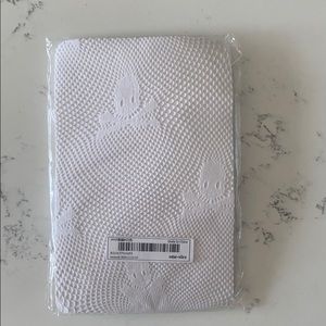 White Mesh Skull Fashion Tights